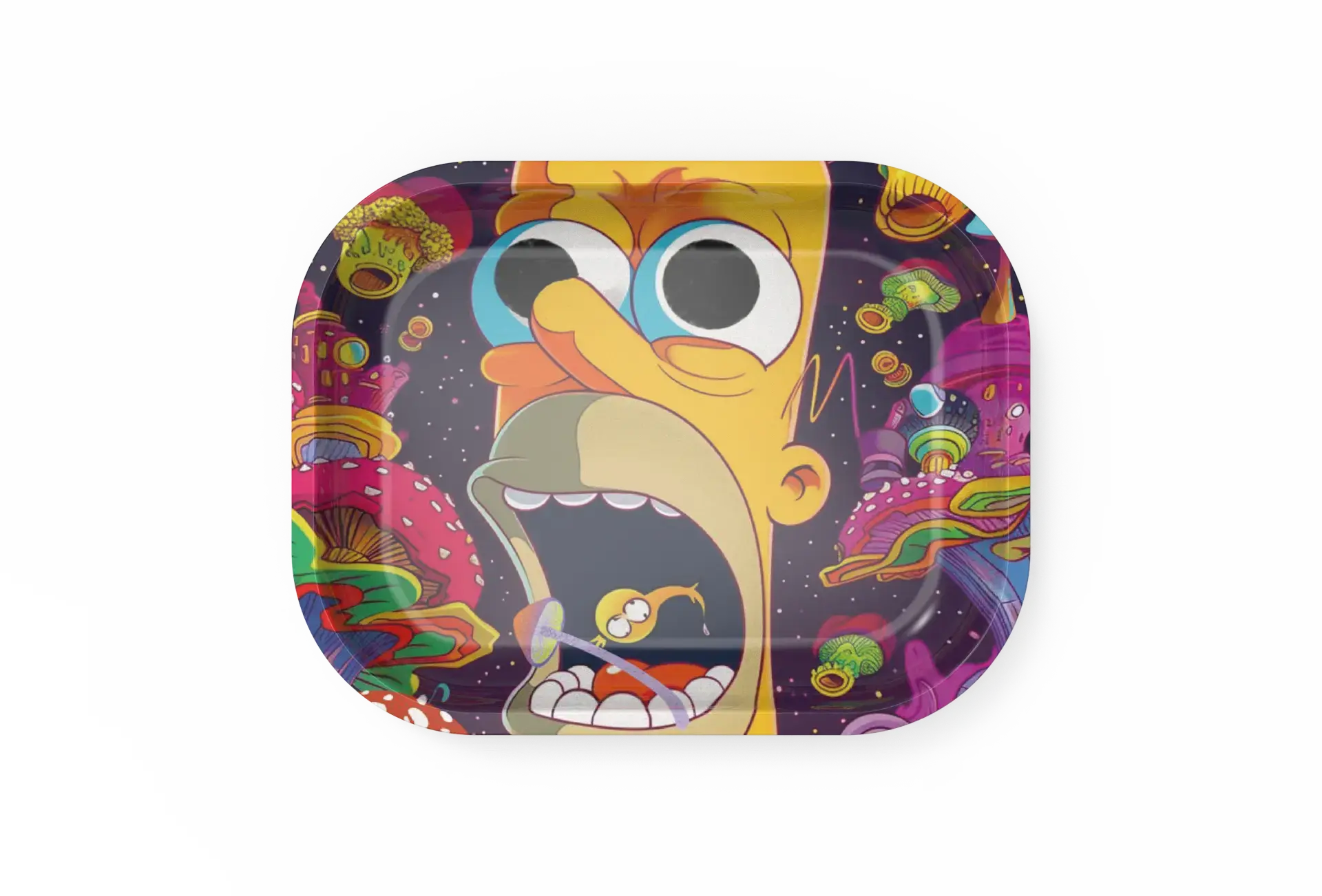 [T-1401-54] Rolling Tray18*14*1.5cm (Simpson)