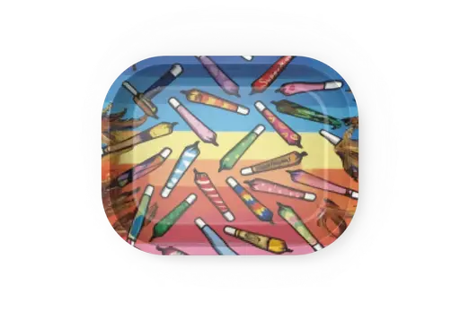 [T-1401-56] Rolling Tray18*14*1.5cm (Pre Roll)