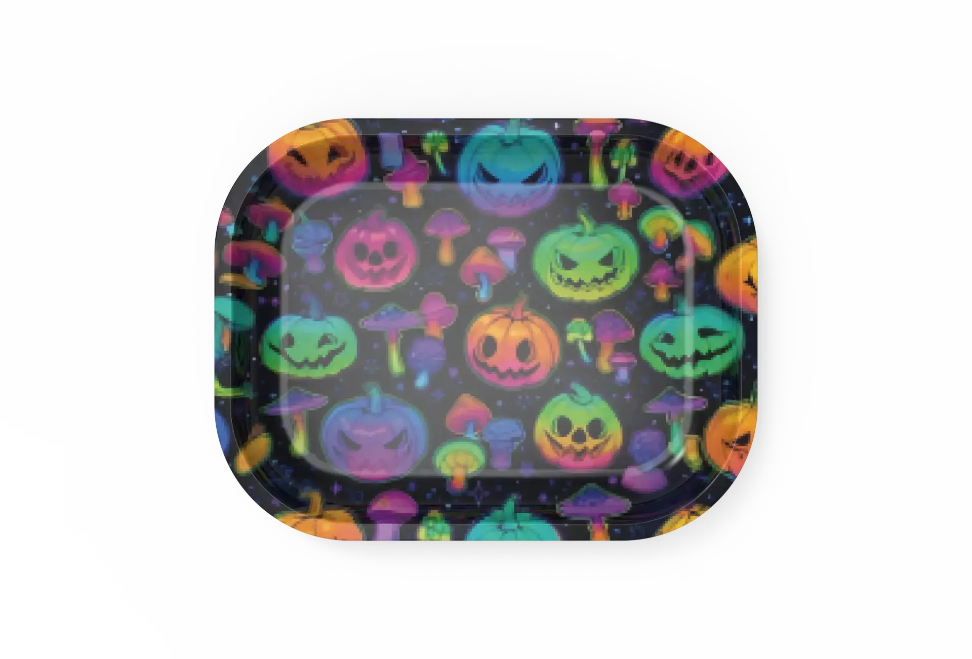 [T-1401-57] Rolling Tray18*14*1.5cm (Scary Pumpkin)