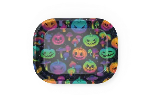 [T-1401-57] Rolling Tray18*14*1.5cm (Scary Pumpkin)