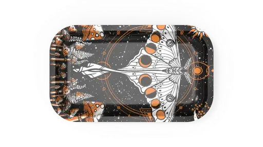 [T-1400-05] Rolling Tray 28.5*18.8*2.5cm (Butterfly)