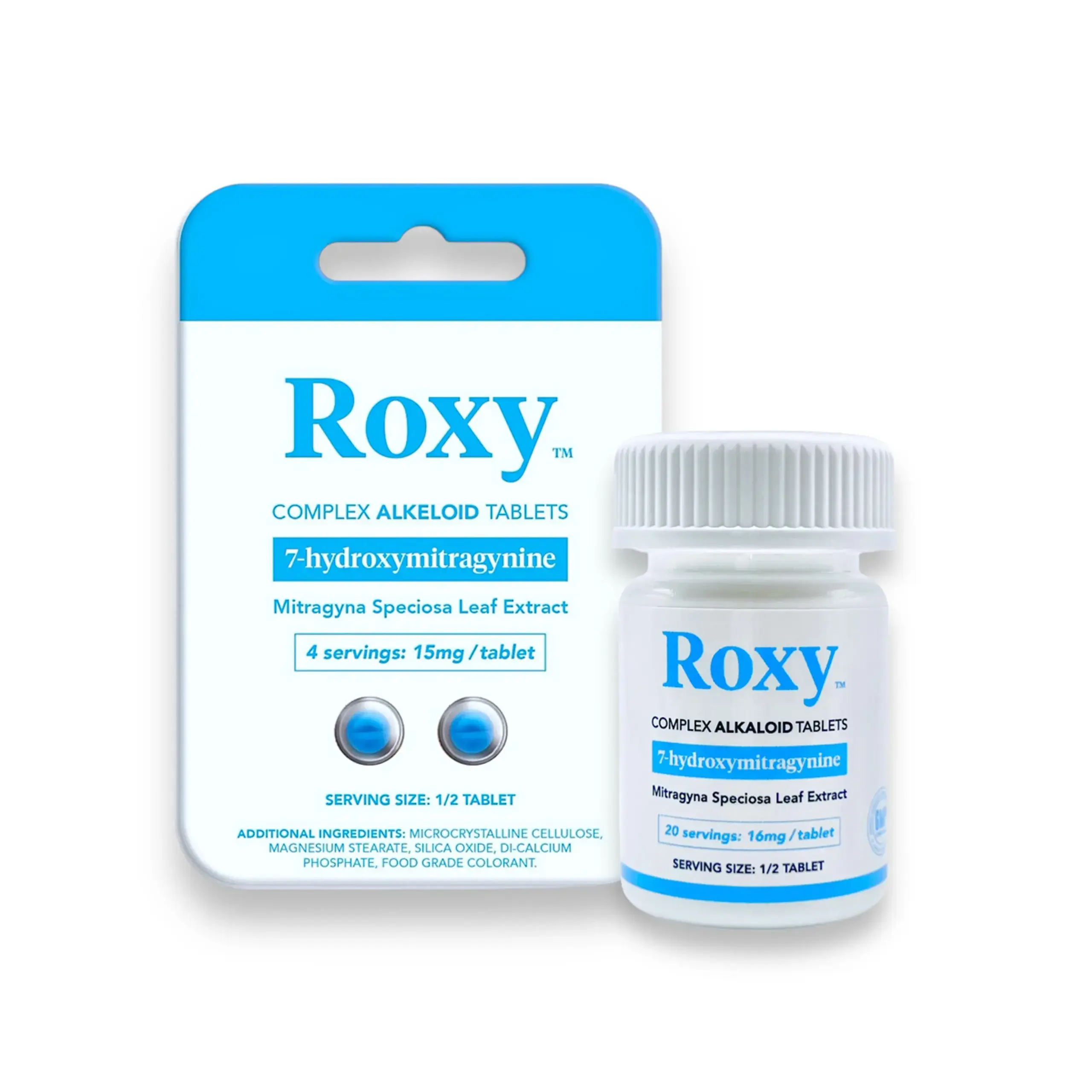 [Q-4227-02] Roxy Complex Alkaloid 7-hydroxymitragynine Tablets (30Ct Per Jar Lemonade 600MG)