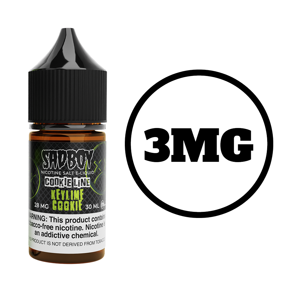 [Q-3288-01] SADBOY COOKIE LINE 100ML (3MG, Shamrock Cookie)