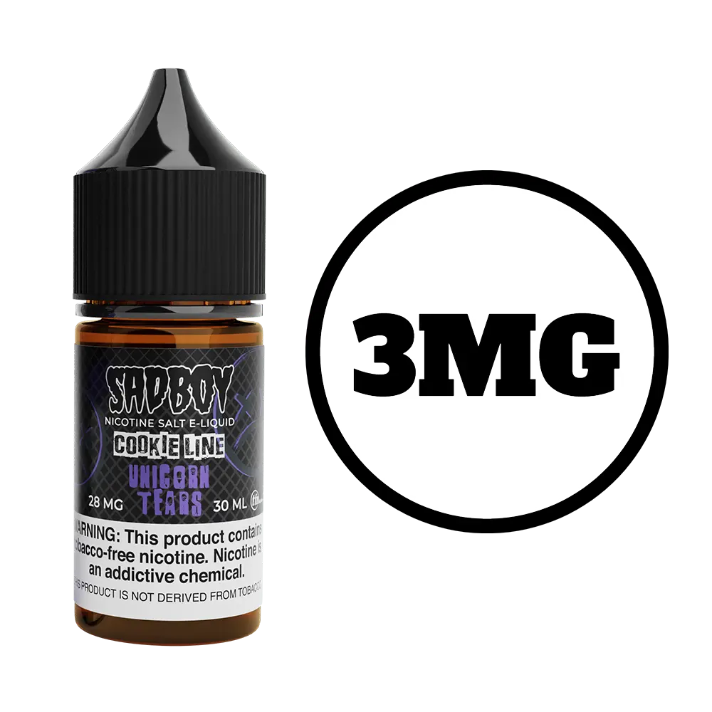 [Q-3288-04] SADBOY COOKIE LINE 100ML (3MG, Unicorn Tears)