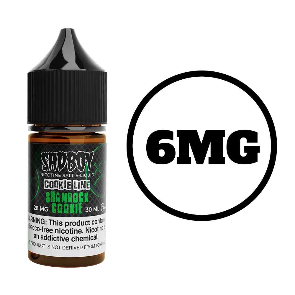 [Q-3288-05] SADBOY COOKIE LINE 100ML (6mg, Shamrock Cookie)