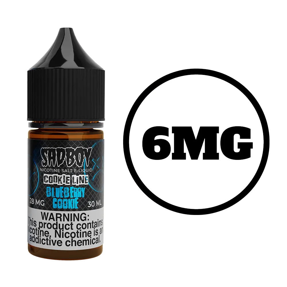 [Q-3288-11] SADBOY COOKIE LINE 100ML (6mg, Blueberry Cookie)
