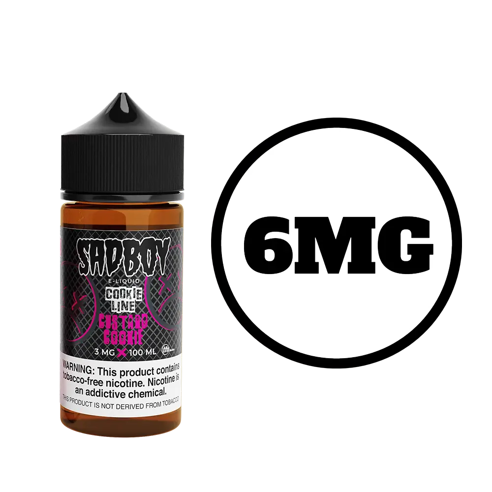 [Q-3288-12] SADBOY COOKIE LINE 100ML (6mg, Custard Cookie)