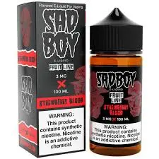 [Q-3289-07] SADBOY FRUIT LINE 100ML (3MG, Strawberry Blood)