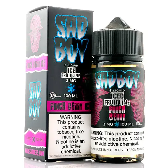 [Q-3289-10] SADBOY FRUIT LINE 100ML (6mg, Punch Berry Ice)
