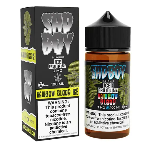 [Q-3289-12] SADBOY FRUIT LINE 100ML (6mg, Rainbow Blood Ice)