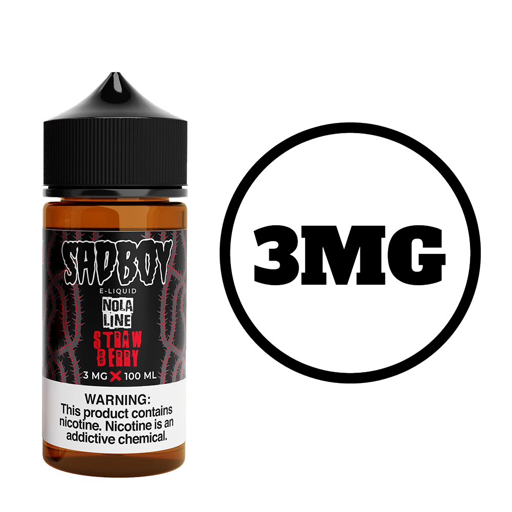 [Q-3292-01] SADBOY NOLA LINE 100ml (3MG, Blueberry)