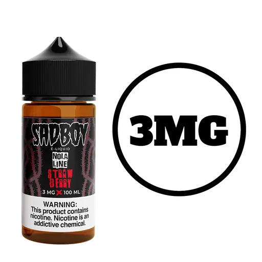 [Q-3292-01] SADBOY NOLA LINE 100ml (3MG, Blueberry)
