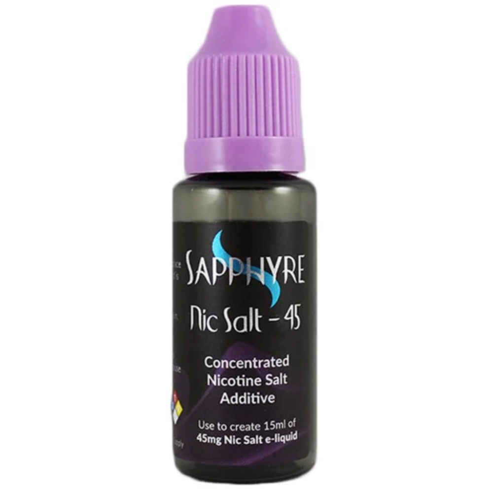 SAPPHYRE SALT NIC 45 CONCENTRATED 1.6ML NIC MIXING BOTTLE