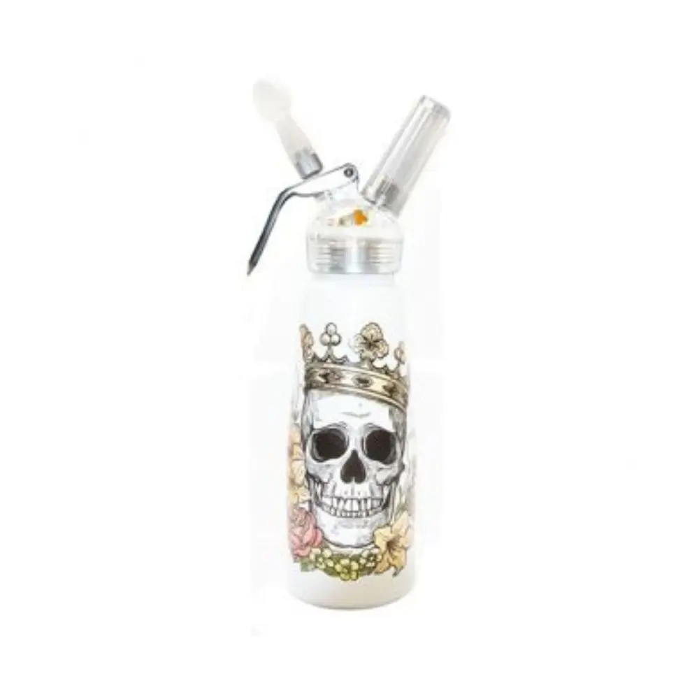 [Q-4295-04] SB 1 PINT ALUMINUM BODY WHIPPED CREAM DISPENSER (SKULL KING)