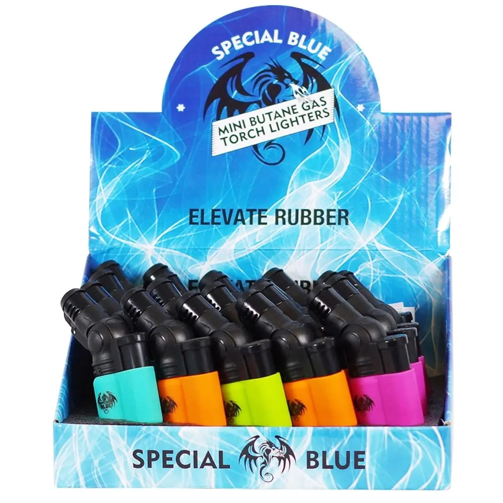 SB ELEVATE MINI RUBBER LIGHTER 20CT DISPLAYS