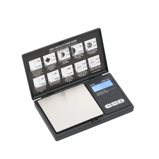 [Q-1254-02] SCALE AWS 100 X .01G (SILVER)
