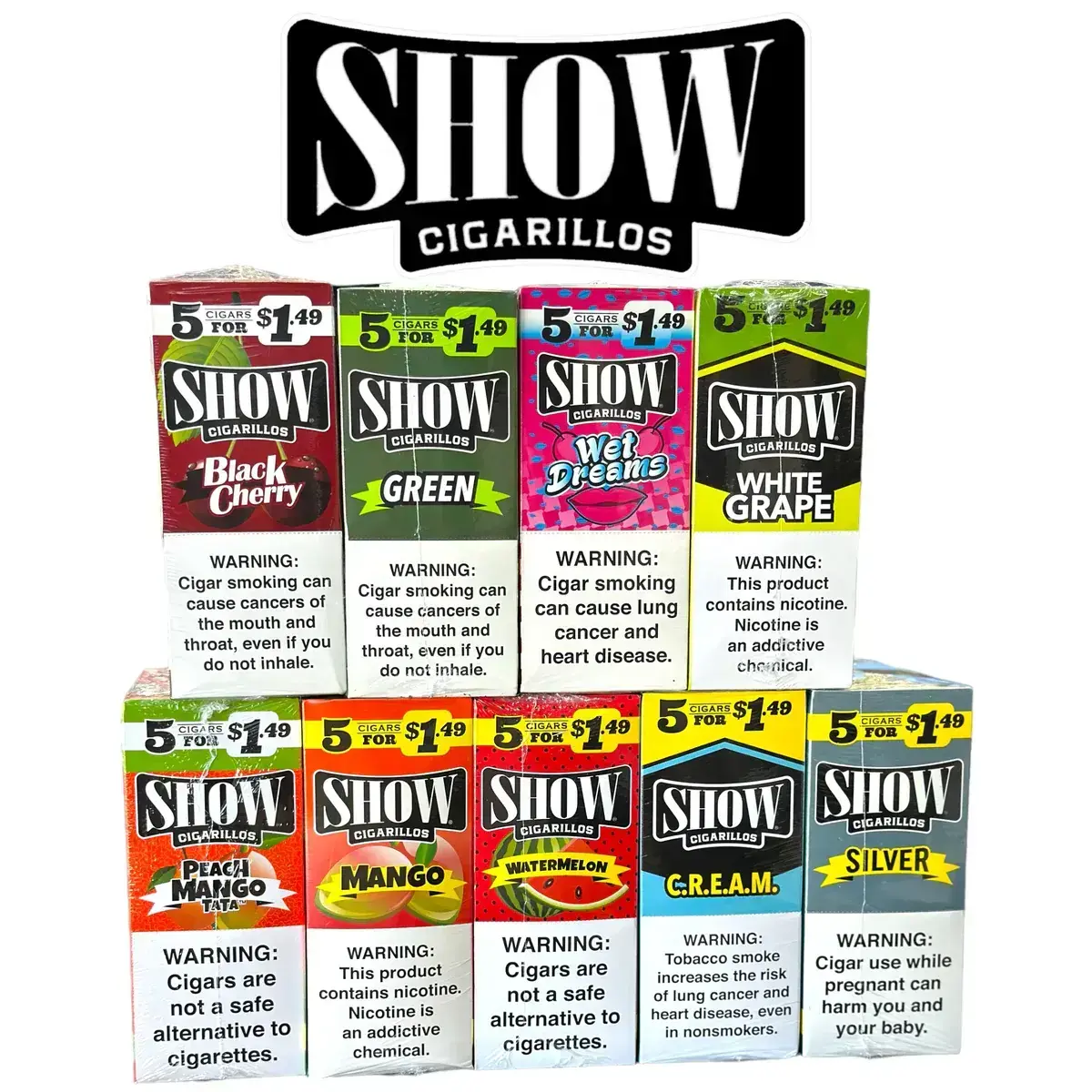 [T-1618-07] SHOW 5/$1.49 Cigarillos (SWEET)