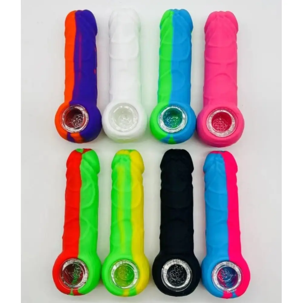 [Q-4339-02] SILICONE HAND PIPE (MEN GENTILE)