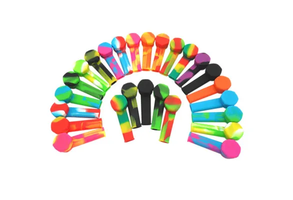 [T-1550-01] SILICONE MINI PIPE WITH LID (HCP-001 Glow)