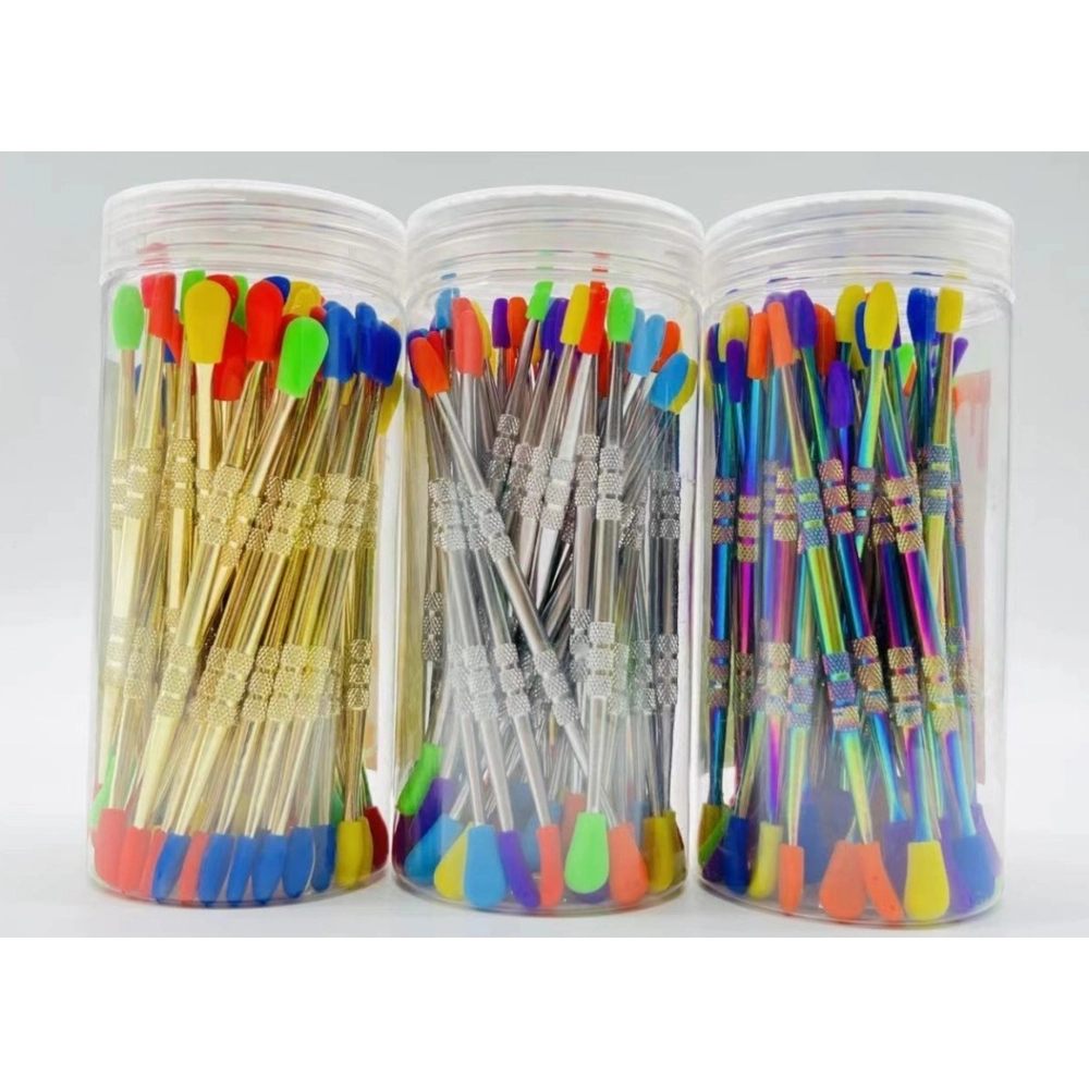 SILVER METAL DAB TOOL DISPLAY OF 50CT