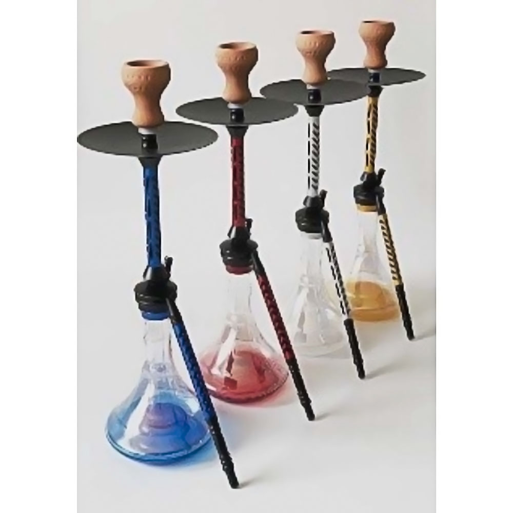 SLIM NECK WITH COLORED BASE HOOKAH