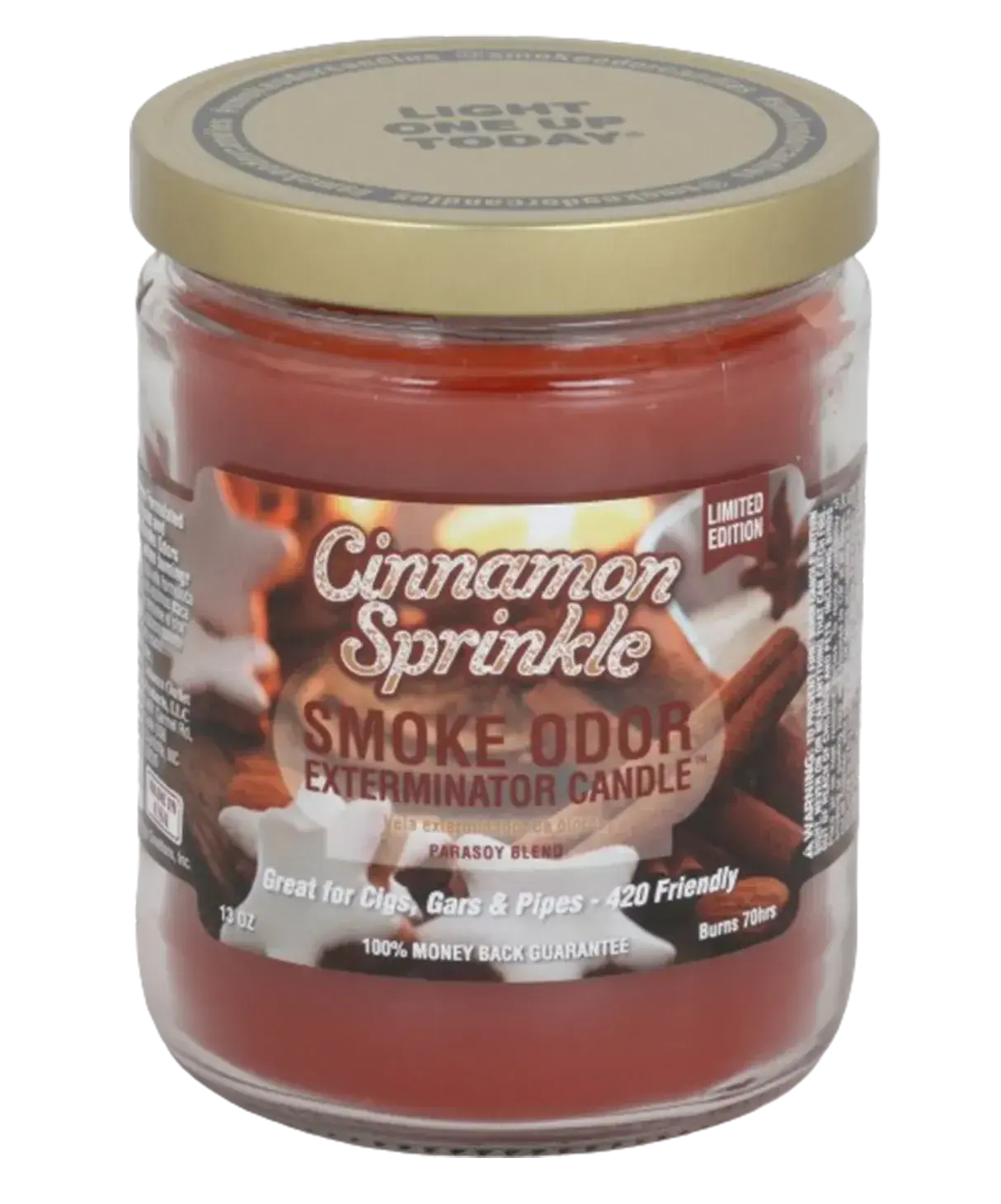 [Q-3568-01] SMOKE ODOR CANDLE 13OZ (Cinnamon Sprinkle)