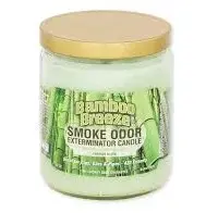 [Q-3568-17] SMOKE ODOR CANDLE 13OZ (Bamboo breeze)