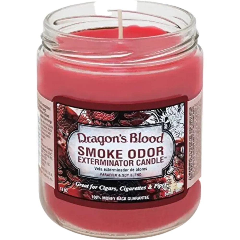 [Q-3568-22] SMOKE ODOR CANDLE 13OZ (Dragon's Blood)