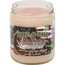 [Q-3568-47] SMOKE ODOR CANDLE 13OZ (Wake-N-Bake)
