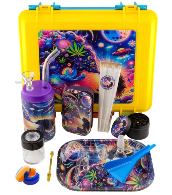 [T-1500-02] Smoking Kit Hookah Cigarette Case Suitcase Kit (Design 2)