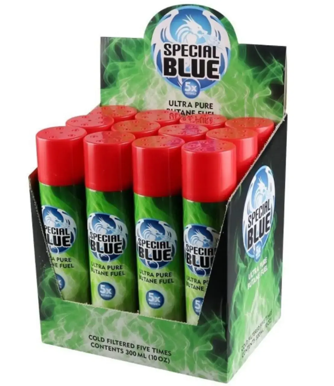 [Q-3603] SPECIAL BLUE BUTANE DISPLAYS OF 12PK (5X)