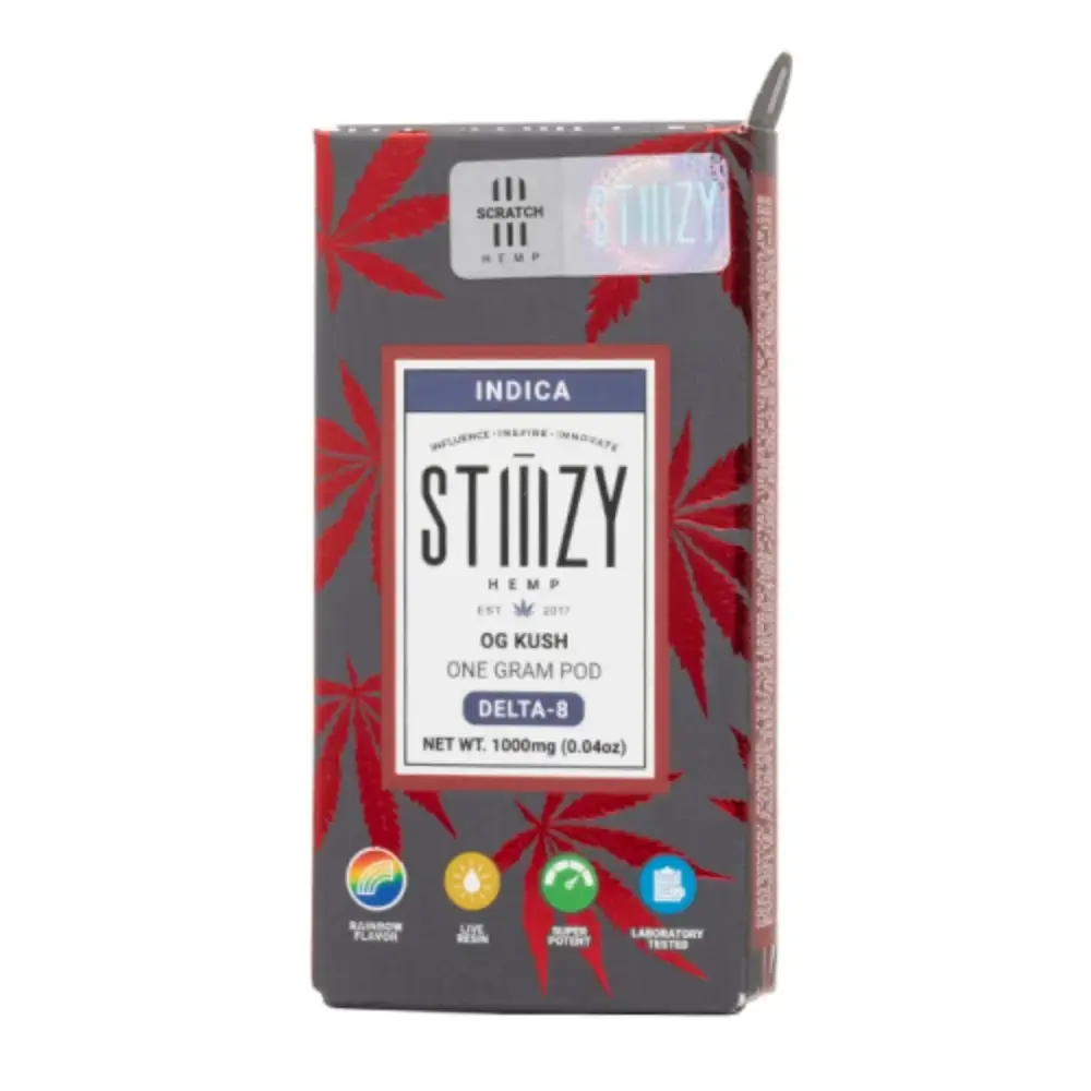 [T-1197-03] STIIIZY - DELTA 8 POD (1G) (PINEAPPLE EXPRESS)