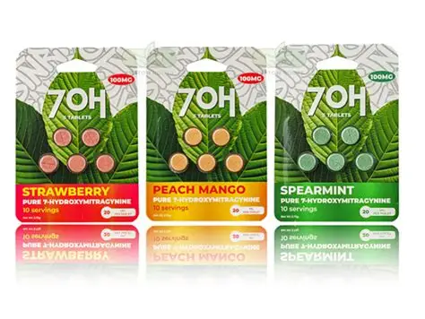 [T-1595-01] STNR 7OH 20MG Per Tab 100MG a Pack 10PK A Box (Blue Razz)