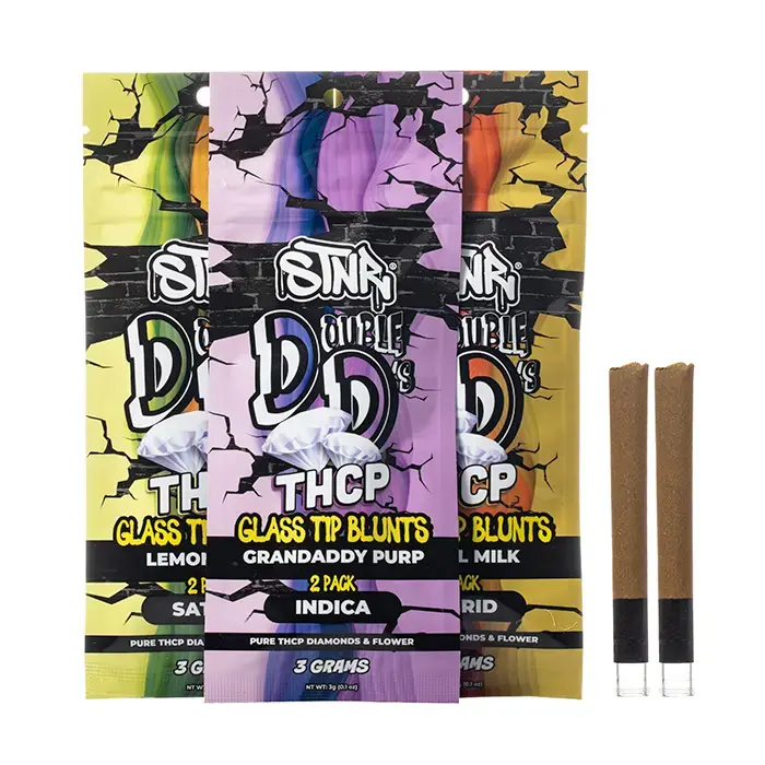 [T-1484-02] STNR Double D's GT Blunts - THCP - POP (10 Count) (Grandaddy Purp)