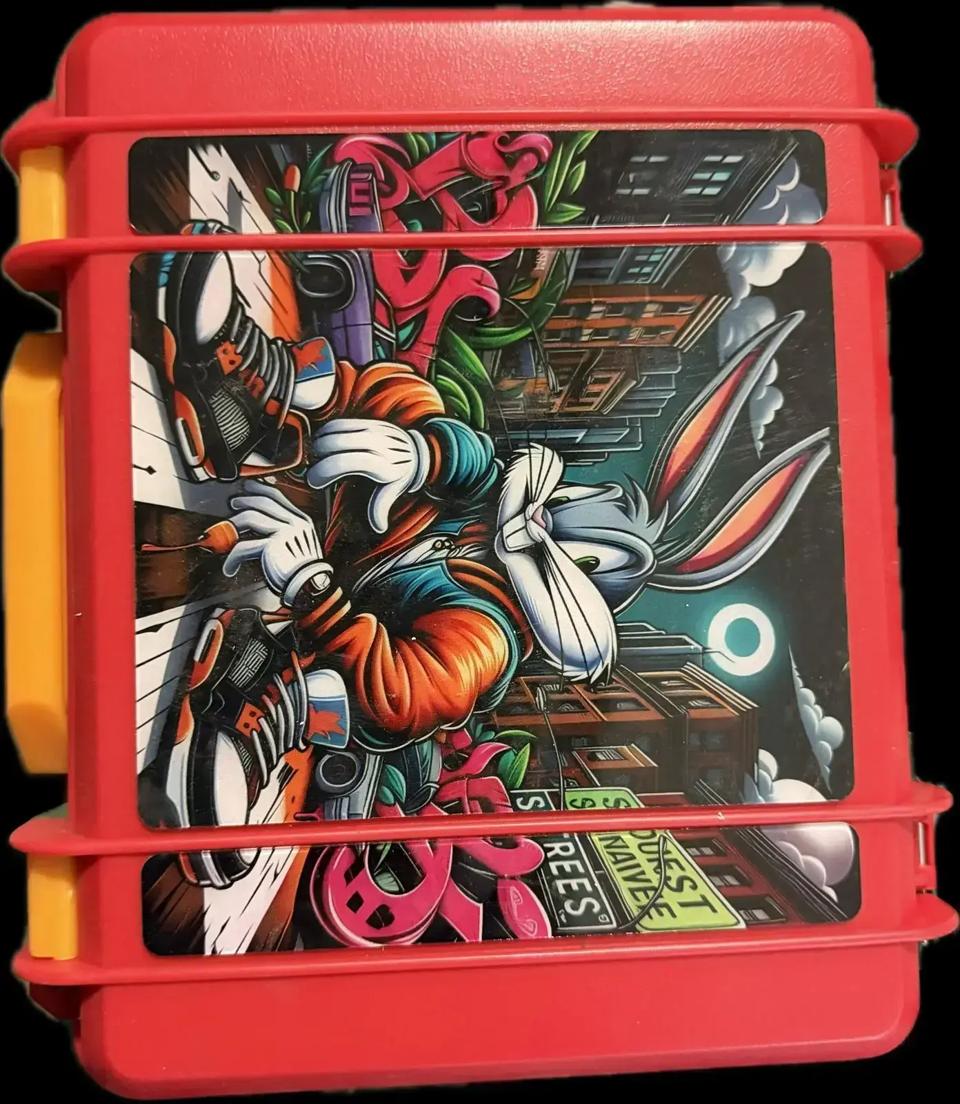 [T-1497-09] Suitcase Juice Bottle Set (Design 9)