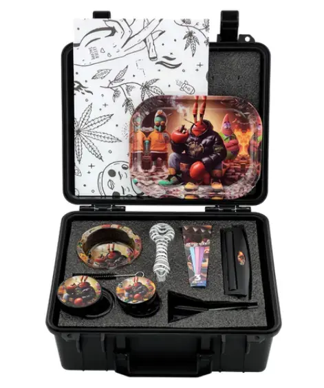 [T-1494-01] Suitcase Paster Set (Mr Crab RICH AF)