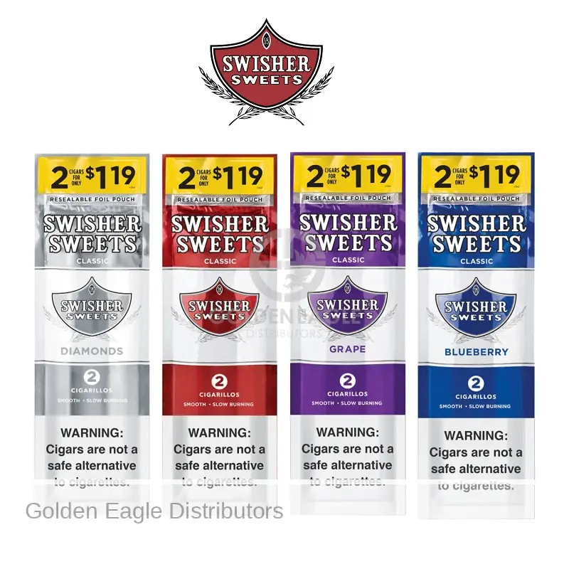 Swisher Sweet Cigarillos 2 For $1.19 Display of 30