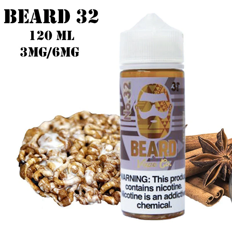 THE BEARD NO. 32 0.0% 120ML (CINNAMON FUNNEL)