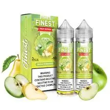 [Q-3674-33] THE FINEST 2X60ML (0mg, Apple Pearadise)