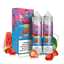 [Q-3674-09] THE FINEST 2X60ML (0mg, Straw Melon Sour)