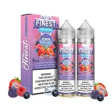[Q-3674-14] THE FINEST 2X60ML (6mg, Berry Blast Menthol)