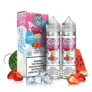 [Q-3674-18] THE FINEST 2X60ML (6mg, Straw Melon Sour Menthol)