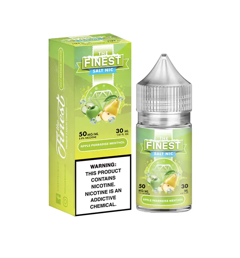 [Q-3675-02] THE FINEST SALTNIC 30ML (30mg, Apple Pearadise Menthol)