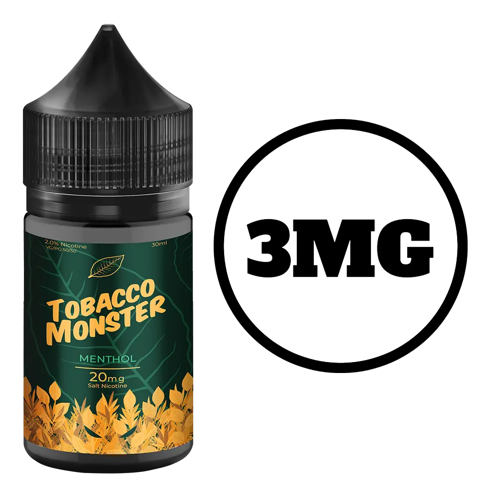 [Q-3695-03] TOBACCO MONSTER 100ML (3mg, Menthol)