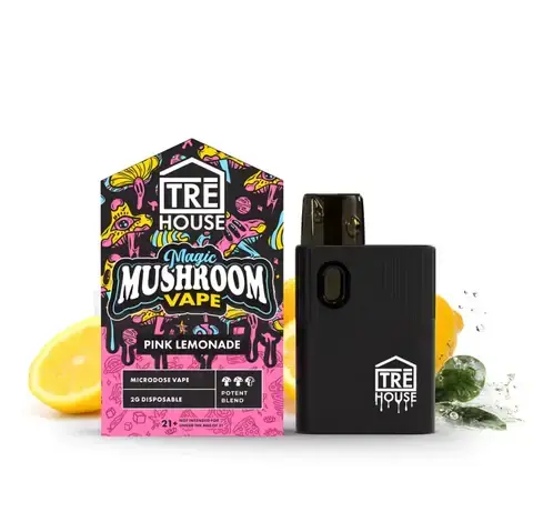 [Q-4358-04] TRE HOUSE MUSHROOM 2G DISPOSABLE 6PK a Box (Pink Lemonade)