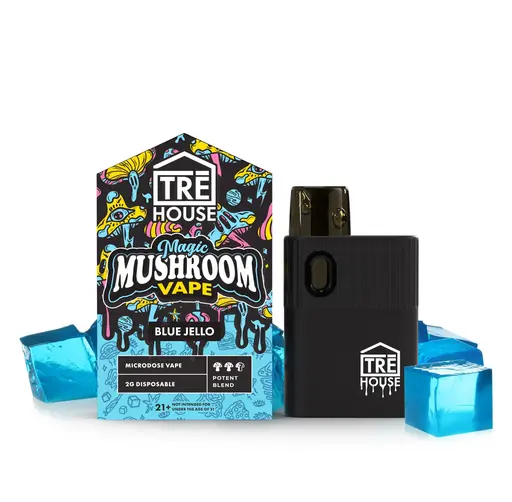 [Q-4358-02] TRE HOUSE MUSHROOM 2G DISPOSABLE 6PK a Box (Blue Jello)
