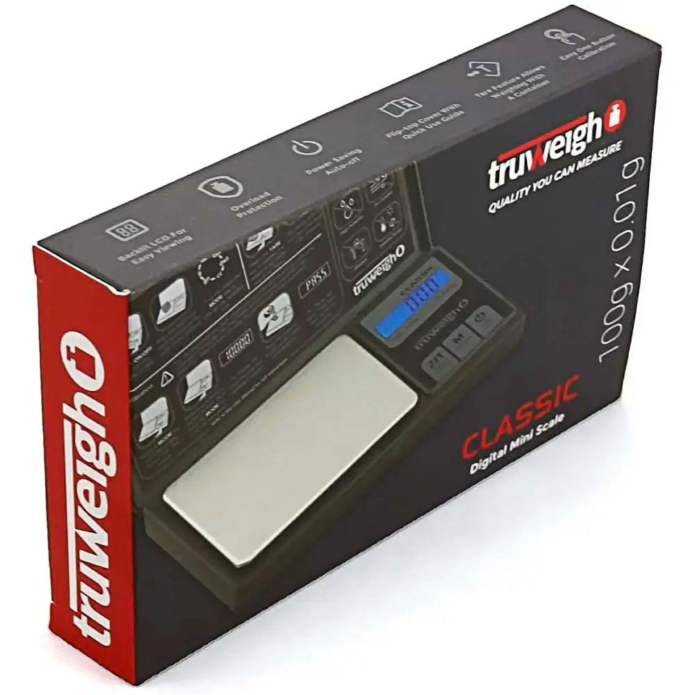 TRUWEIGH CLASSIC DIGITAL MINI SCALE 100G X 0.01G