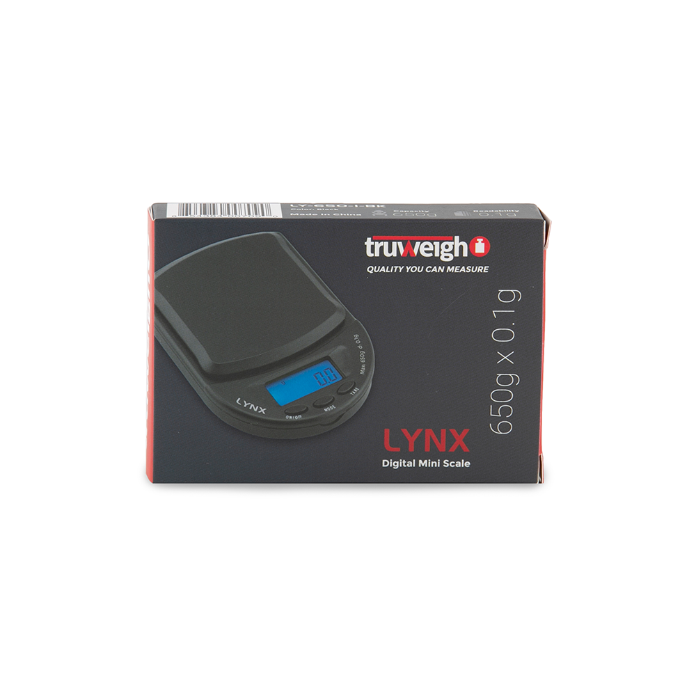 [Q-3742] TRUWEIGH LYNX SCALE BLACK (100G X 0.01G)
