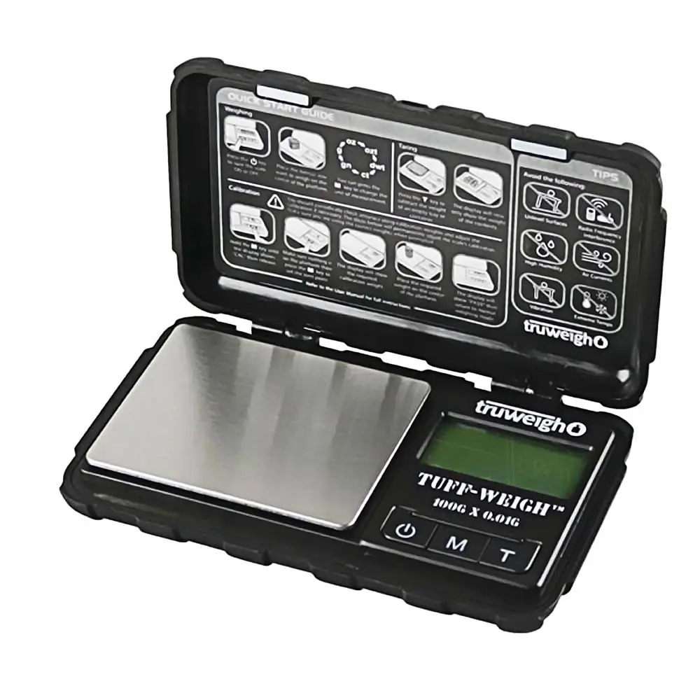 TRUWEIGH TUFF-WEIGH SCALE BLACK 100G X 0.01G