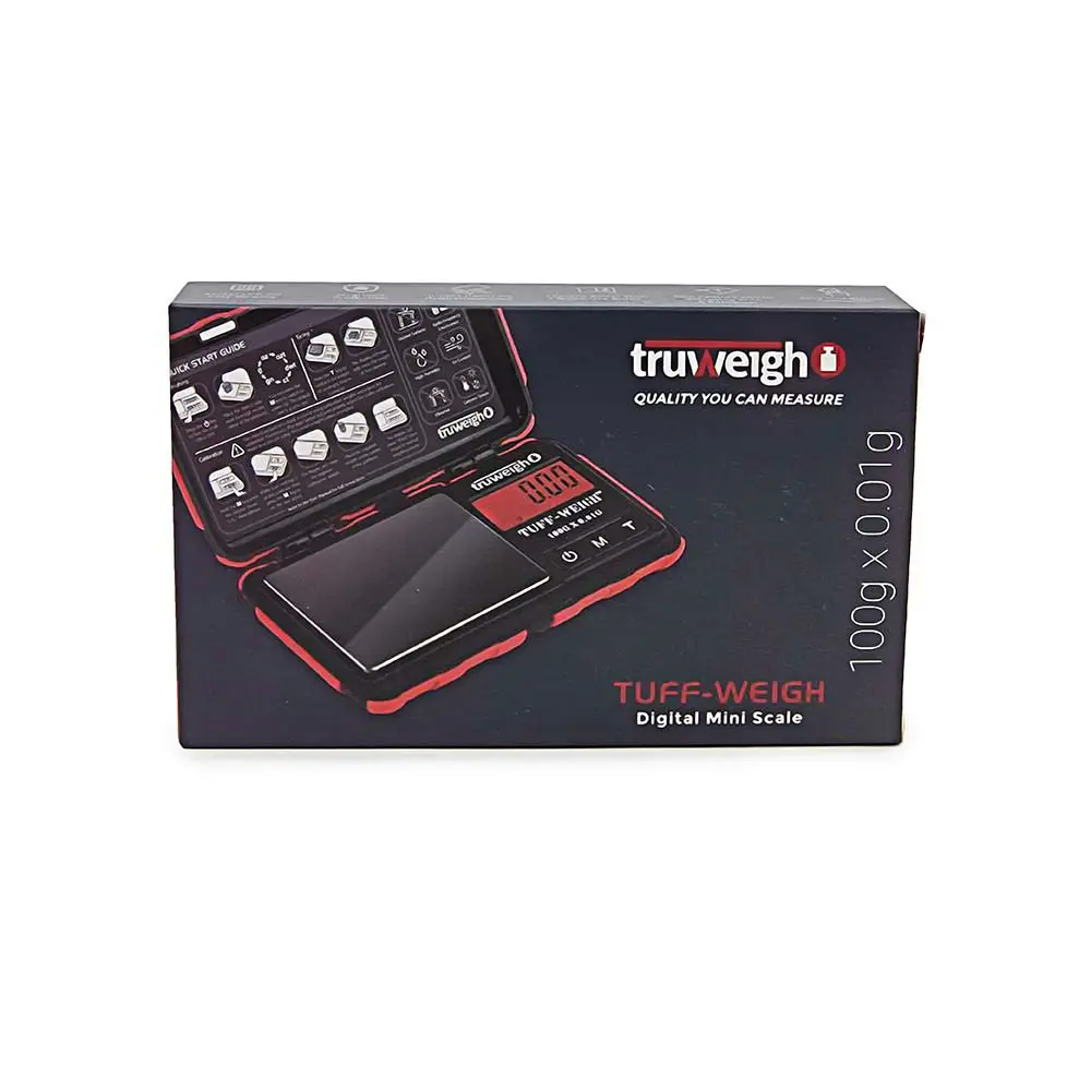 TRUWEIGH TUFF-WEIGH SCALE RED 100G X 0.01G